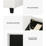 Artiss Bed Frame Double Size Boucle NEO - Furniture > Bedroom