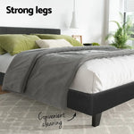 Artiss Bed Frame Double Size Charcoal NEO - Furniture > Bedroom > Beds & Bed Frames