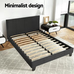 Artiss Bed Frame Double Size Charcoal NEO - Furniture > Bedroom > Beds & Bed Frames