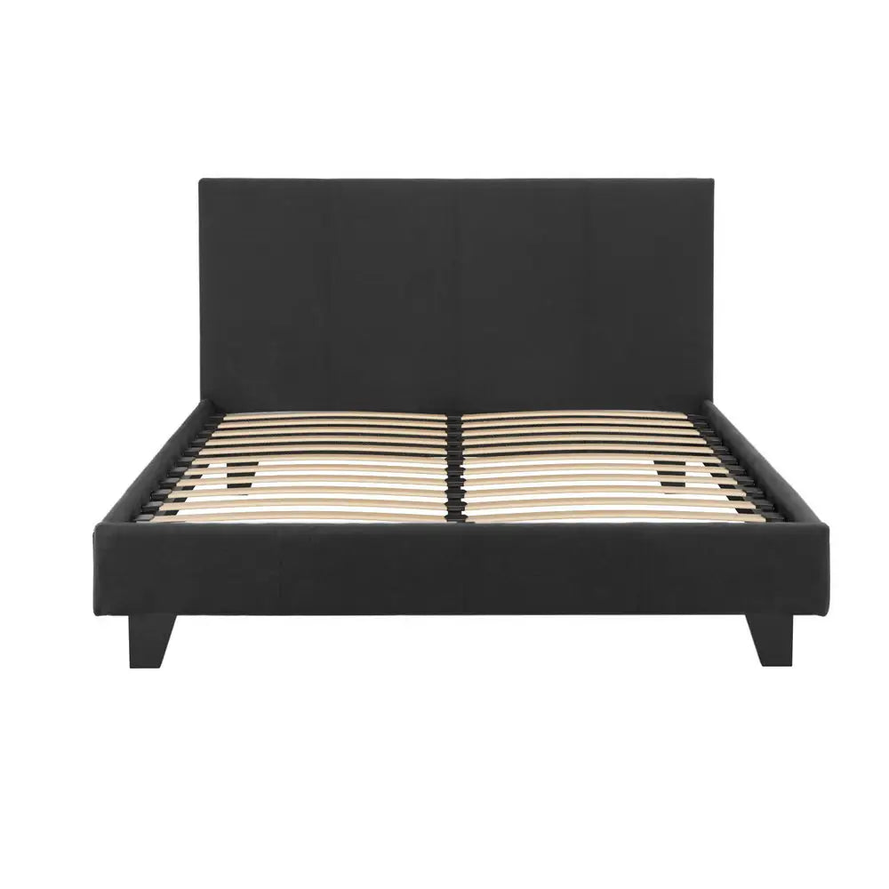Artiss Bed Frame Double Size Charcoal NEO - Furniture > Bedroom > Beds & Bed Frames