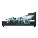 Artiss Bed Frame Double Size Charcoal TINO - Furniture > Bedroom