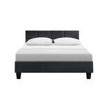 Artiss Bed Frame Double Size Charcoal TINO - Furniture > Bedroom