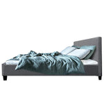 Artiss Bed Frame Double Size Grey NEO - Furniture > Bedroom