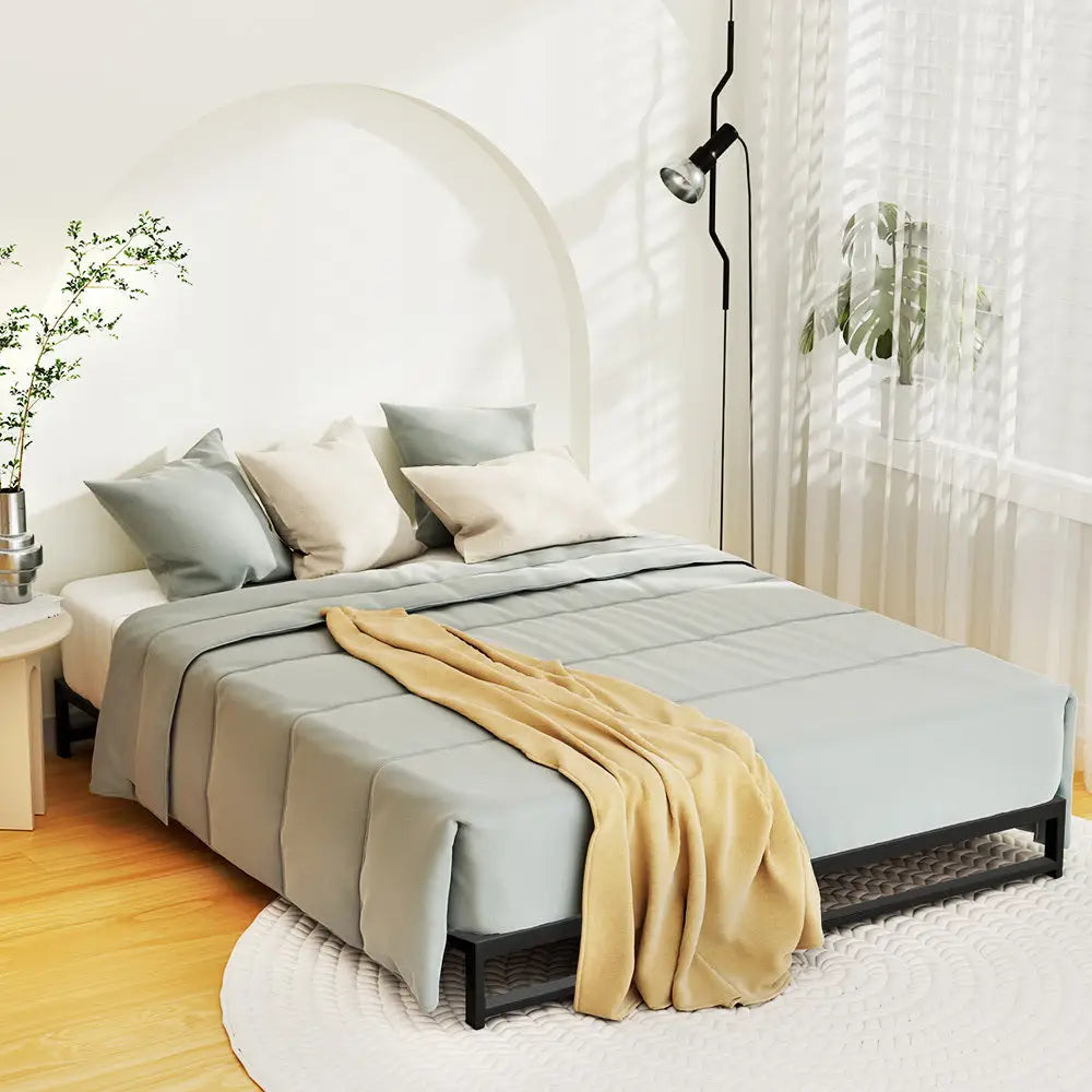 Artiss Bed Frame Double Size Metal BERU - Furniture > Bedroom