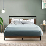Artiss Bed Frame Double Size Metal Frame DANE - Furniture > Bedroom