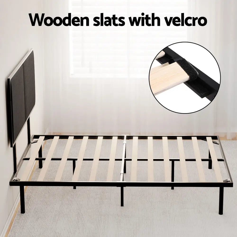 Artiss Bed Frame Double Size Metal Frame NOE - Furniture > Bedroom > Beds & Bed Frames
