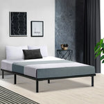 Artiss Bed Frame Double Size Metal Frame TED - Furniture > Bedroom