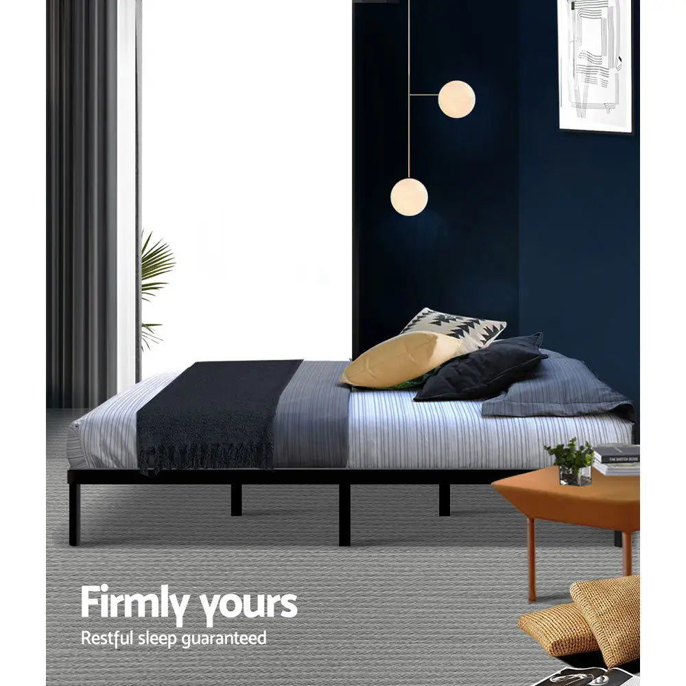 Artiss Bed Frame Double Size Metal Frame TED - Furniture > Bedroom