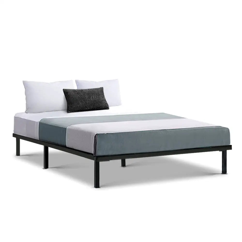 Artiss Bed Frame Double Size Metal Frame TED - Furniture > Bedroom
