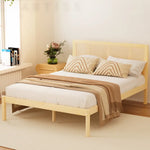 Artiss Bed Frame Double Size Rattan Wooden RITA - Furniture > Bedroom > Beds & Bed Frames