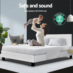 Artiss Bed Frame Double Size White NEO - Furniture > Bedroom