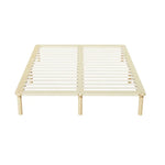 Artiss Bed Frame Double Size Wooden Base Mattress Platform Timber Pine AMBA - Furniture > Bedroom