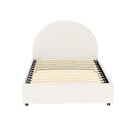 Artiss Bed Frame Gas Lift Strorage Beds Base Platform Boucle Fabric King Single ELLA - Furniture > Bedroom > Beds & Bed
