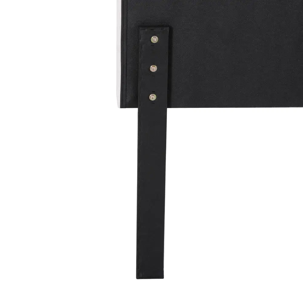 Artiss Bed Frame Bed Head Headboard Queen Velvet IRIS Beige - Furniture > Bedroom > Headboards