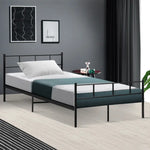 Artiss Bed Frame King Single Metal Bed Frames SOL - Furniture > Bedroom