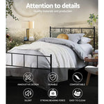 Artiss Bed Frame King Single Metal Bed Frames SOL - Furniture > Bedroom