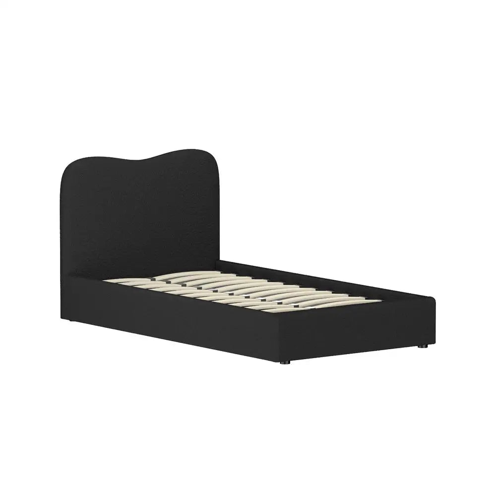 Artiss Bed Frame King Single Size Boucle DARA - Furniture > Bedroom > Beds & Bed Frames