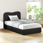 Artiss Bed Frame King Single Size Boucle DARA - Furniture > Bedroom > Beds & Bed Frames