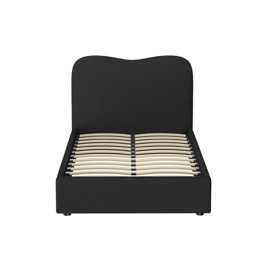 Artiss Bed Frame King Single Size Boucle DARA - Furniture > Bedroom > Beds & Bed Frames