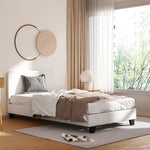 Artiss Bed Frame King Single Size Boucle NEO - Furniture > Bedroom