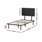 Artiss Bed Frame King Single Size Metal Frame NOE - Furniture > Bedroom > Beds & Bed Frames