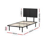 Artiss Bed Frame King Single Size Metal Frame NOR - Furniture > Bedroom > Beds & Bed Frames