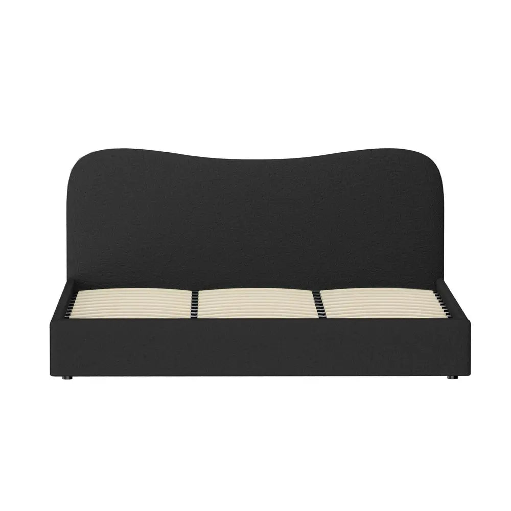 Artiss Bed Frame King Size Boucle DARA - Furniture > Bedroom > Beds & Bed Frames