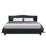Artiss Bed Frame King Size Charcoal PIER - Furniture > Bedroom > Beds & Bed Frames
