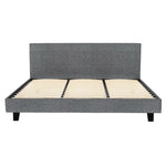 Artiss Bed Frame King Size Grey NEO - Furniture > Bedroom > Beds & Bed Frames