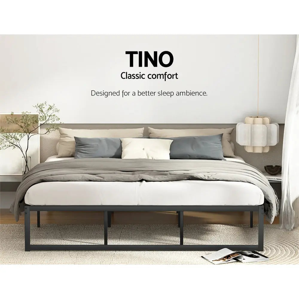 Artiss Bed Frame King Size Metal Frame TINO - Furniture > Bedroom