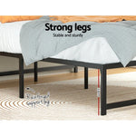 Artiss Bed Frame King Size Metal Frame TINO - Furniture > Bedroom