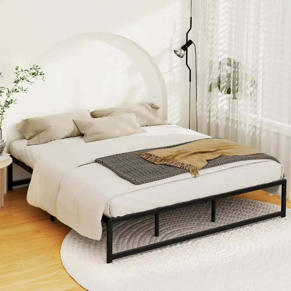 Artiss Bed Frame King Size Metal Frame TINO - Furniture > Bedroom