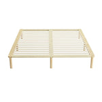 Artiss Bed Frame King Size Wooden Base Mattress Platform Timber Pine AMBA - Furniture > Bedroom