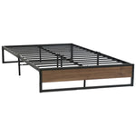 Artiss Bed Frame Metal Frame Bed Base OSLO - Double - Furniture > Bedroom