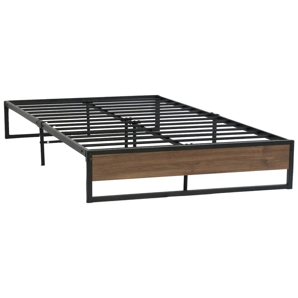 Artiss Bed Frame Metal Frame Bed Base OSLO - Double - Furniture > Bedroom