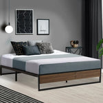 Artiss Bed Frame Metal Frame Bed Base OSLO - Double - Furniture > Bedroom