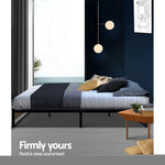 Artiss Bed Frame Metal Frame Bed Base OSLO - Double - Furniture > Bedroom