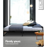Artiss Bed Frame Metal Frame Bed Base OSLO - King Single - Furniture > Bedroom