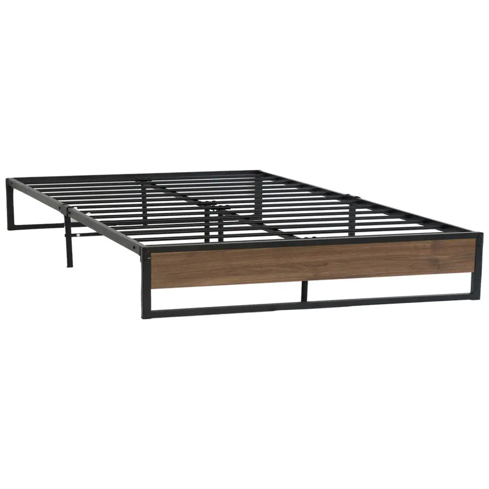 Artiss Bed Frame Metal Frame Bed Base OSLO - Queen - Furniture > Bedroom