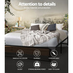 Artiss Bed Frame Metal Frame Bed Base OSLO - Queen - Furniture > Bedroom