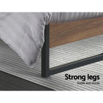 Artiss Bed Frame Metal Frame Bed Base OSLO - Single - Furniture > Bedroom