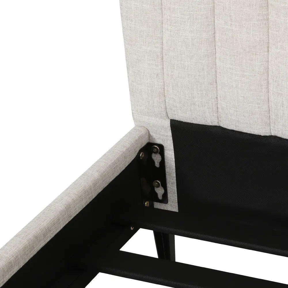Artiss Bed Frame Queen Size Beige AMMY - Furniture > Bedroom