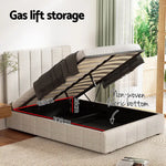 Artiss Bed Frame Queen Size Beige TETTE - Furniture > Bedroom