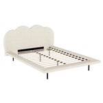 Artiss Bed Frame Queen Size Boucle Beige SASA - Furniture > Bedroom