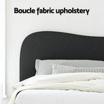 Artiss Bed Frame Queen Size Boucle DARA - Furniture > Bedroom > Beds & Bed Frames