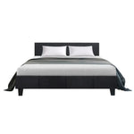 Artiss Bed Frame Queen Size Charcoal NEO - Furniture > Bedroom
