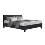 Artiss Bed Frame Queen Size Charcoal NEO - Furniture > Bedroom