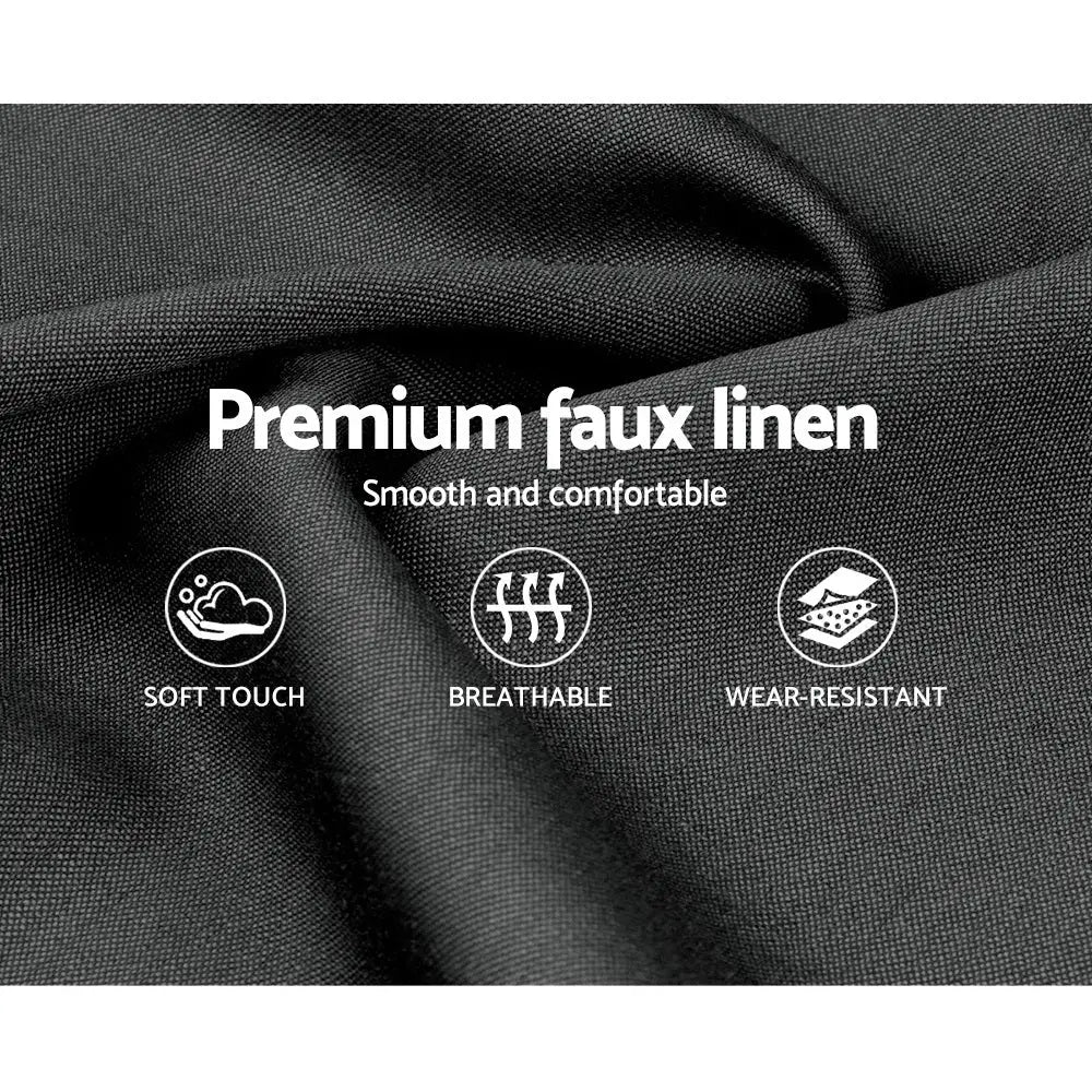 Artiss Bed Frame Queen Size Charcoal NEO - Furniture > Bedroom