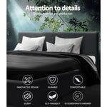 Artiss Bed Frame Queen Size Charcoal NEO - Furniture > Bedroom