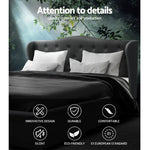 Artiss Bed Frame Queen Size Charcoal PIER - Furniture > Bedroom > Beds & Bed Frames